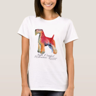 Camiseta Terrier de trigo suavemente revestido
