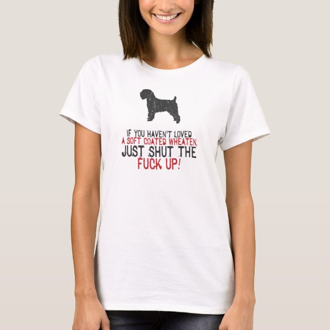 Camiseta Terrier de trigo suavemente revestido (Anverso)