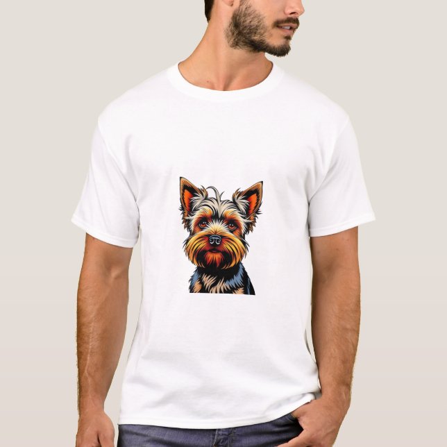 Camiseta Terrier de Yorkshire (Anverso)