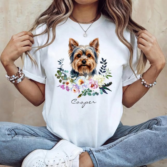 Camiseta Terrier de Yorkshire acuarela (Subido por el creador)