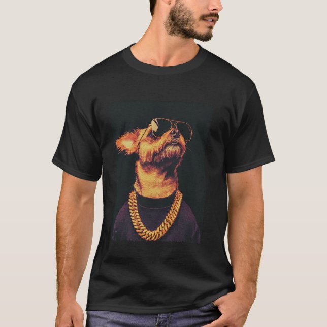 Camiseta Terrier de Yorkshire Perro más divertido (Anverso)