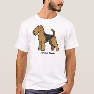 Camiseta terrier del airedale