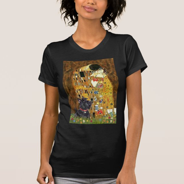 Camiseta Terrier Escocés 6 - El Beso (Anverso)