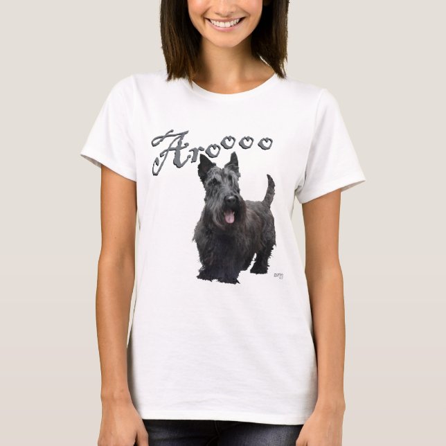 Camiseta Terrier Escocés Aroooo! (Anverso)