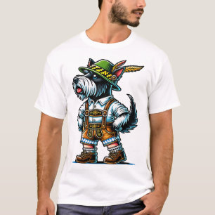 Camiseta Terrier Escocés Baviera
