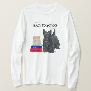 Camiseta Terrier Escocés De Vuelta a la Escuela