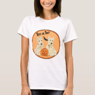 Camiseta Terrier Escocés Halloween
