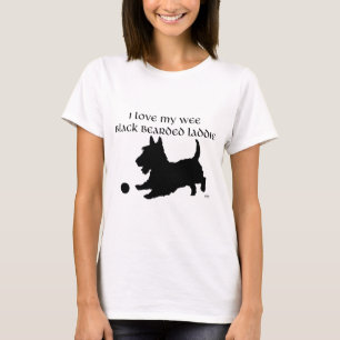 Camiseta Terrier Escocés - Pequeño Chico Barbudo