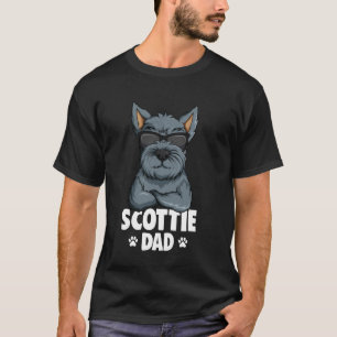 Camiseta Terrier escocés Scottie perro papá