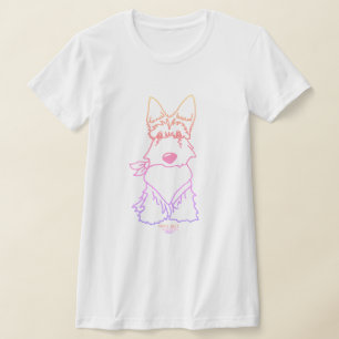 Camiseta Terrier Escocesa de KiniArt
