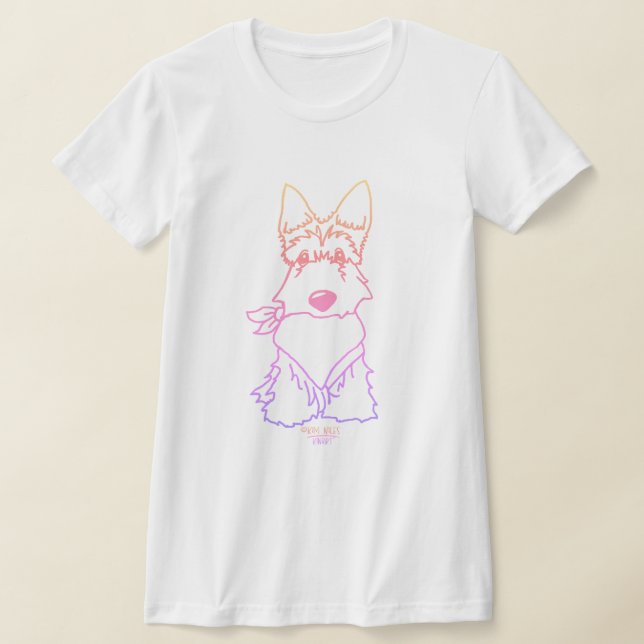 Camiseta Terrier Escocesa de KiniArt (Distribución)