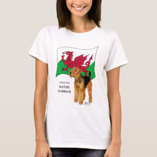 Camiseta Terrier Galés Patriótico Gales