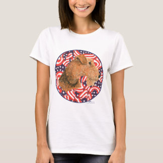 Camiseta Terrier Galés Patriótico USA