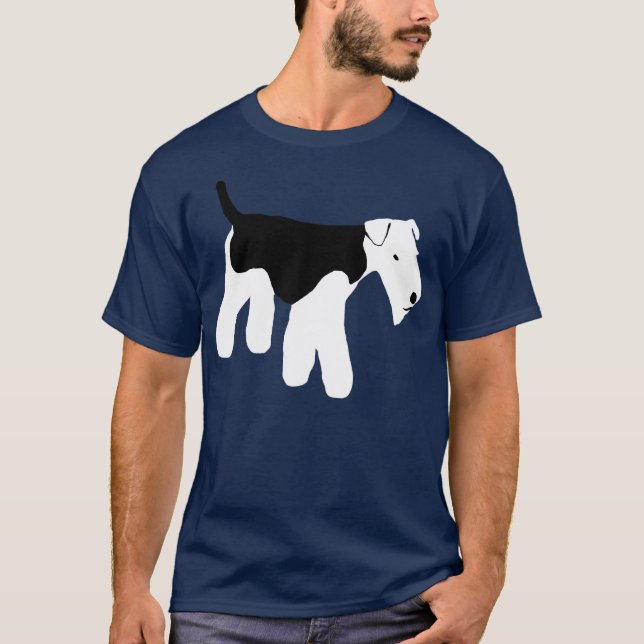 Camiseta Terrier galés que vaga (Anverso)