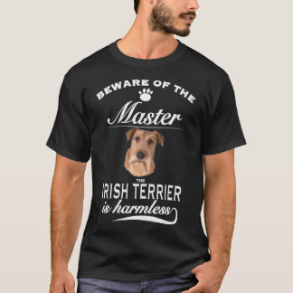 Camiseta Terrier irlandés, cuidado con el maestro Territori