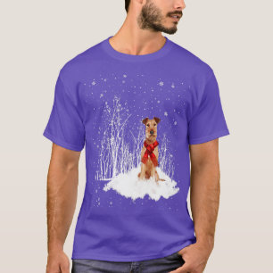 Camiseta TERRIER Navidades de perro de IRLANDA feliz tempor