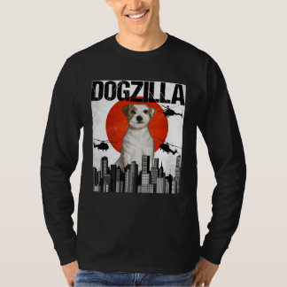 Camiseta Terrier Parson Russell Dogzilla Japonés Antiguo