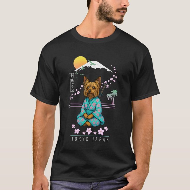 Camiseta Terrier Sedoso Australiano (Anverso)