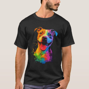 Camiseta Terrier Staffordshire Americano Pitbull Perro Arte