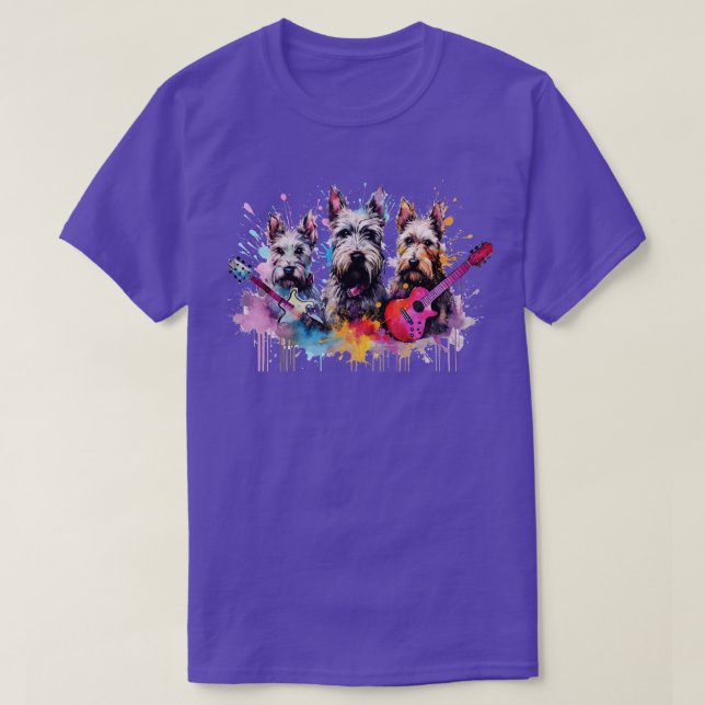 Camiseta Terrier Trio (Diseño del anverso)