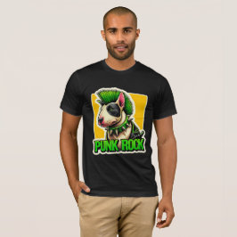 Camiseta TERRIER-VERDE DE LA MALETA DE ROCK DE punk 3