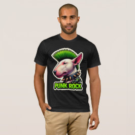 Camiseta TERRIER-VERDE DE LA MALETA DE ROCK DE punk 4