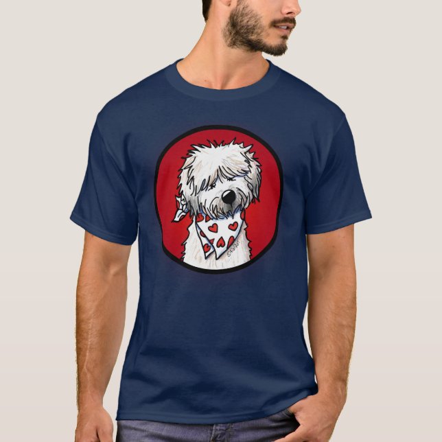 Camiseta Terrier Wheaten Caprichoso (Anverso)