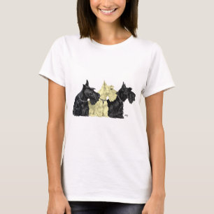 Camiseta Terriers Escoceses Negro y Trigo