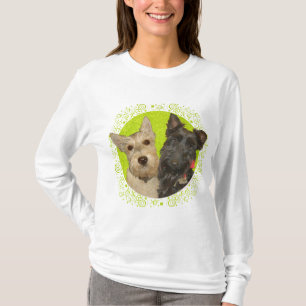 Camiseta Terriers Escoceses Trigos y Negros