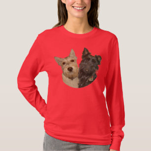 Camiseta Terriers Escoceses Trigos y Negros