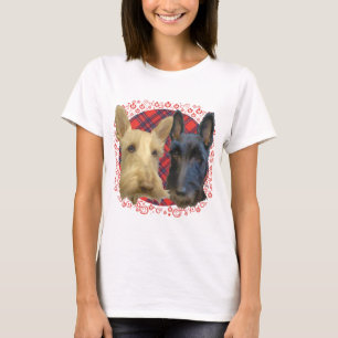 Camiseta Terriers Escoceses Wheaten y Negros