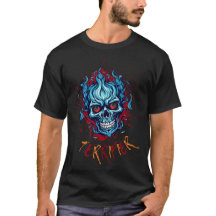 Terrifier Halloween Skull T-Shirt: Spooky Horror