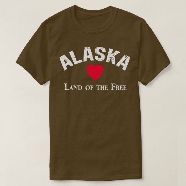 Camiseta TERRITORIO DE Alaska, LIBRE LESIÓN (Diseño del anverso)