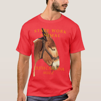 Camiseta Territorio de Carolina del Sur Animal de Trabajo L