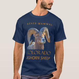 Camiseta Territorio de Colorado Mamífero El Borrego Cimarro