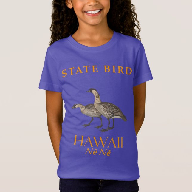 Camiseta Territorio de Hawái Ave El Ganso Nene (Anverso)