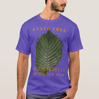 Camiseta Territorio de Massachusetts Árbol El Olmo American