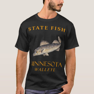 Camiseta Territorio de Minnesota Pescar la lucioperca