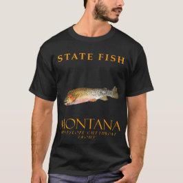 Camiseta Territorio de Montana Pescado El Westslope CutGarg
