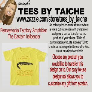 Camiseta Territorio de Pennsylvania - Anfibio