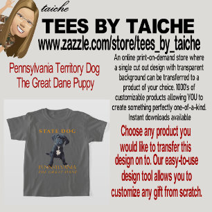 Camiseta Territorio de Pensilvania Perro El cachorro de Gra
