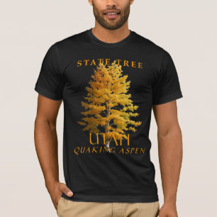 Camiseta Territorio de Utah Árbol El Álamo Temblón