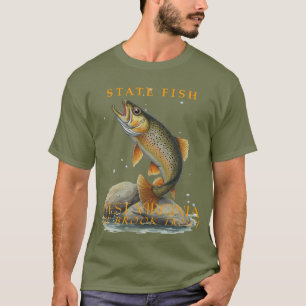 Camiseta Territorio de Virginia Occidental Pescar La Trucha