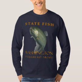 Camiseta Territorio de Washington Pescado La Trucha De Cabe
