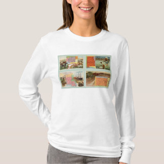 Camiseta Territorio de Wyoming, Alabama, Luisiana, Kansas