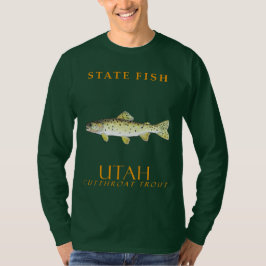 Camiseta Territorio Utah Fish Bonneville Cutneck Trout