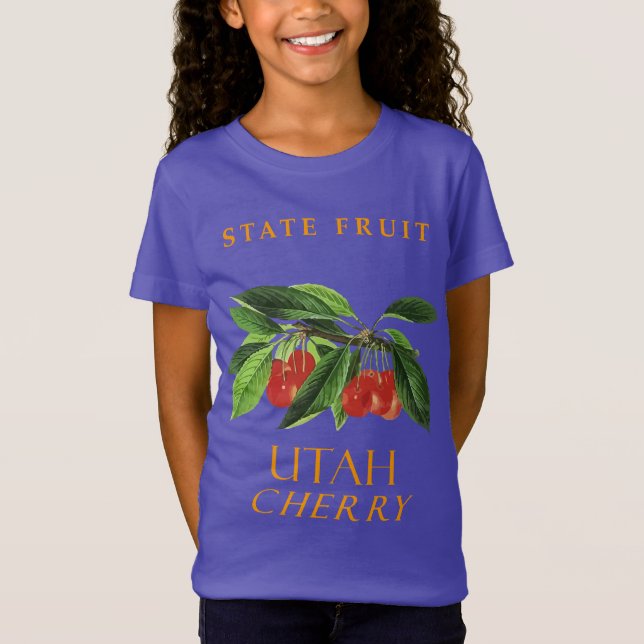 Camiseta Territorio Utah Fruta La Cereza (Anverso)