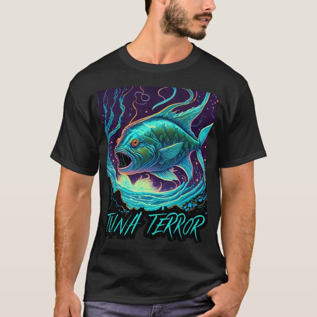 Camiseta Terror de Atún (Anverso)