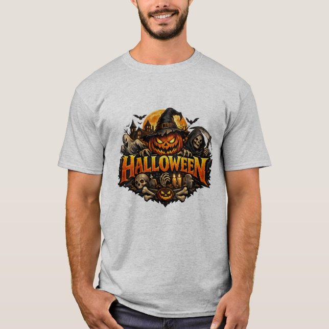Camiseta Terror de Halloween (Anverso)