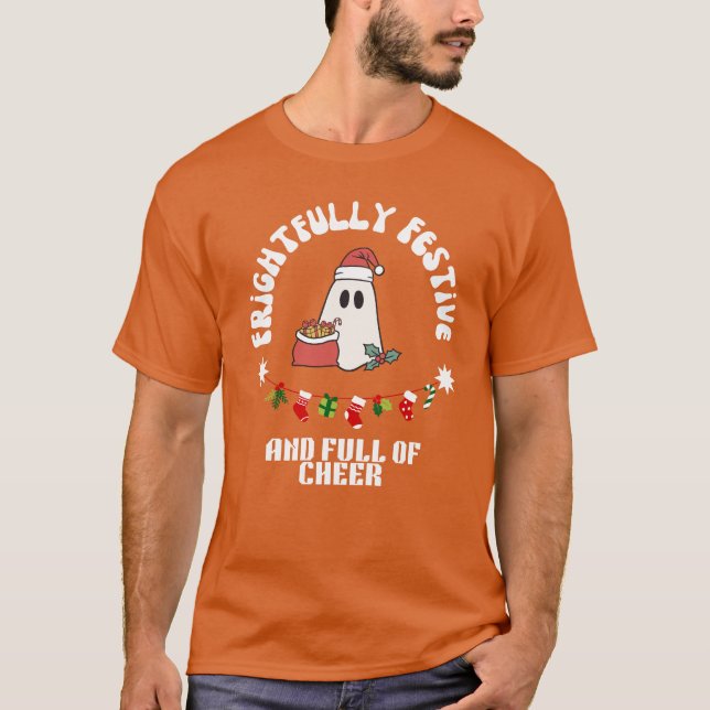 Camiseta terror de monstruo negro Festividad (Anverso)